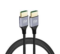 NFHK HDMI 2.1 Ultra Thin HDTV Cable 8K 4K Hyper Super Flexible Slim Cord High Speed Type-A Male to Male for Computer HDTV 300CM