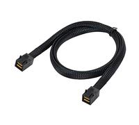NFHK Internal Mini SAS HD SFF-8643 to Mini SAS High Density HD SFF-8643 Data Server Disk Raid Cable 50cm