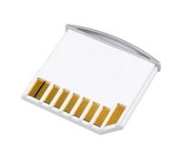 NFHK Micro SD TF to SD Card Kit Mini Adaptor for Extra Storage MacBook Air/Pro/Retina White