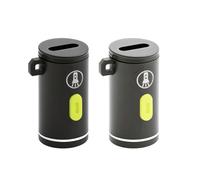 NFHK Mini Flashlight USB C LED Light Brightness 210 Lumens Get power from Charger/Power Bank Small Size & Easy to Carry with Hook Hole