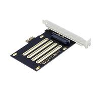 NFHK PCI-E 4.0 X1 Lane to U.2 U.3 Kit SFF-8639 Host Adapter for Motherboard PM1735 NVMe PCIe SSD
