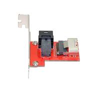 NFHK PCI-Express 4.0 Mini SAS SFF-8087 to SAS HD SFF-8643 PCBA Female Adapter With Bracket