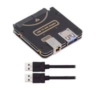 NFHK SFF-8482 SAS 29Pin to USB3.0 5Gbps Hard Disk Drive Raid Adapter with Chipset and Power Port (Need 12V/3A Power Supply)