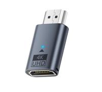 NFHK Virtual Display Adapter 4K HDMI 1.4 Male to Female Extension DDC EDID Dummy Plug Headless Ghost Display Emulator HDTV 4K@60Hz