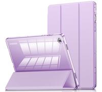 NFILAND Case for Galaxy Tab A9 Plus 5G, Slim Stand Crystal Clear Protective Smart Cover for Samsung Galaxy Tablet A9+/A9 Plus 11 Inch 2023 Model (SM-X210/X216/X218)[Auto Wake/Sleep] (Light Purple)