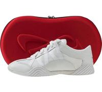 Nfinity Evolution White Cheer Shoes for Youth Girls - Breathable, High-Performance Sneakers for Cheerleading and Sports - Lightweight & Built to Last, Performance White, 7 UK