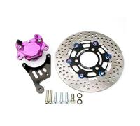 NFJIDG Motorcycle disc brake rotor Front Brake Disc Caliper Set Motorcycle 220mm Floating Rotor With Bracket One Piston For Scooter Pitbike JOG Accessories