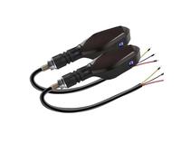 NFJIDG Motorcycle Signal Lamp 2PCS Motorcycle LED Turn Signal Lamp Projection Sequential Flowing Flash Indicator Lights Running Light