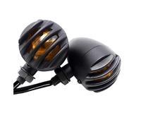 NFJIDG Motorcycle Signal Lamp 2PCS Universal Motorcycle Turn Signal Lights Indicator 12V Front Rear Lamp Light