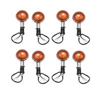 NFJIDG Motorcycle Signal Lamp Motorcycle Light Round Turn Signals Lights Blinker Indicator Lens For For Road Star Vi&rago For VStar 85-99