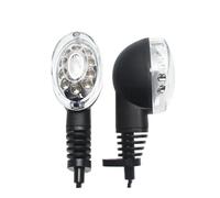 NFJIDG Motorcycle Signal Lamp Motorcycle Turn Signal LED Blinker Light Fit For For Ni&nja 250R 125 150 KLX250 KLX300 For Vu&lcan S 650