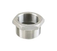 NFJNFCF 1/8" 1/4" 3/8" 1/2" 3/4" 1" 1-1/4" 1-1/2" BSP Male to Female 316 Stainless Steel Reducer Bushing Reducing Pipe Fitting Connector(Male to Female (BSP)_1-1I4 to 1I2)