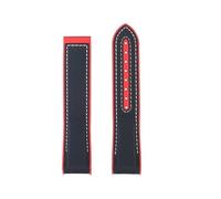 NFJNFCF 20mm 21mm 22mm Curved Strap Compatible With Omega Seamaster 300 Ocean Speedmaster 8900 Planet Ocean Fabric Nylon Rubber Men WatchBand Tools(Blue white no,22mm)