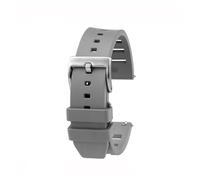 NFJNFCF 20mm 22mm Fluorine Rubber Strap Compatible With Seiko IWC Waffle Strap Bracelets Fashion Universal Mens Diver Silicone Sports Watch Band(Grey silver,20mm)