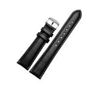 NFJNFCF 20mm 22mm Genuine Leather Watchband Compatible With Casio BEM-501 506 307 EDIFICE Series EFB-530 MTP-1303 Watch Band Bracelet Black Brown(Matte black sk,20mm)