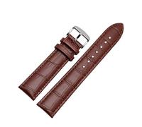NFJNFCF 20mm 22mm Genuine Leather Watchband Compatible With Casio BEM-501 506 307 EDIFICE Series EFB-530 MTP-1303 Watch Band Bracelet Black Brown(Brown SK,20mm)