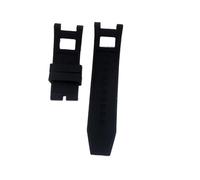 NFJNFCF 28mm Black Comfortable Silicone Watch Strap Replacement Bracelet Compatible With Invicta Subaqua Noma III 50mm Watchband Waterproof Belt(Noir)