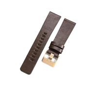 NFJNFCF Clear Texture, Smooth And Comfortable Cow Leather Watchbands Compatible With Diesel Dz7332 Dz7314 Dz7311 Sweatproof Strap 22 24 26 28 30mm(Coffee-Rose-K3,32mm)