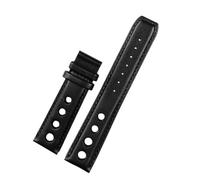 NFJNFCF Compatible With 1853 Tissot T91 Racing Sports Series PRS516 T044 Genuine Leather Strap With Butterfly Buckle Bracelet Men's 20mm Watchband(Black black-NO)