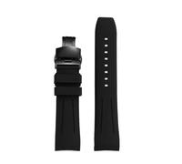NFJNFCF Compatible With Citizen Skyhawk The Second Generation JY8074 JY8085 Fashion Movement Rubber Watch Strap 22mm Man Curved Arc Mouth Watchband(Antique Black,22mm)