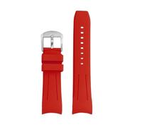 NFJNFCF Compatible With Citizen Skyhawk The Second Generation JY8074 JY8085 Fashion Movement Rubber Watch Strap 22mm Man Curved Arc Mouth Watchband(Black Gray,20mm)