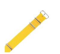 NFJNFCF Compatible With Seiko Nylon Strap Tissot Dw Casio Sports Durable Waterproof Breathable Canvas Woven 18 20 22mm Integrated Watchbands(Yellow-Steel,18mm)
