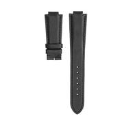 NFJNFCF Compatible With Tudor 91210N Watch Strap North Flag Polar Type Series Rubber Leather Folding Buckle Men's Watch Strap Accessories 22X2mm(Black-black line)