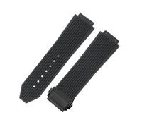 NFJNFCF Compatible With Yubo Big Bang Classic Fusion Series Exquisite Elastic Comfortable Waterproof Watchbands Black Blue White 26x19mm(Black-Black-Z2)