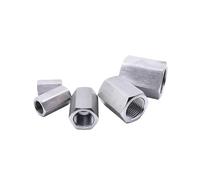 NFJNFCF M4-20 1/8" 1/4" 3/8" 1/2" 3/4" 1" BSP NPT Female Hex Coupling Reducer Connector Pipe Fitting 304 Stainless Steel Pressure(M20x1.5mm-M14x1.5mm)