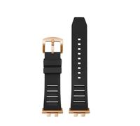 NFJNFCF Watchband Compatible With Casio GMW-B5000 GM-B2100 GMB2100 GMC-B2100 MRG-B2100D Watch Band Rubber Strap Link Replacement Bracelet(Black-RG pin)