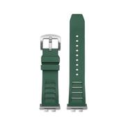 NFJNFCF Watchband Compatible With Casio GMW-B5000 GM-B2100 GMB2100 GMC-B2100 MRG-B2100D Watch Band Rubber Strap Link Replacement Bracelet(Green-silver pin)