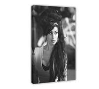 NFJUVX Amy Winehouse Singer Poster (6) Canvas Poster Wall Art Decor Print Picture Paintings for Living Room Bedroom Decoration Frame-style 08x12inch(20x30cm)
