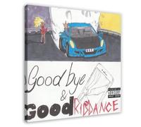 NFJUVX Juice World Goodbye & Good Riddance Album Poster Canvas Poster Bedroom Decor Sports Landscape Office Room Decor Gift Frame-style 12x12inch(30x30cm)