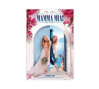 NFJUVX MAMMA MIA Movie Poster (3) Canvas Poster Wall Art Decor Print Picture Paintings for Living Room Bedroom Decoration Unframe-style 12x18inch(30x45cm)