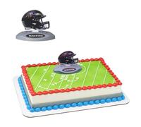 NFL Baltimore Ravens Cake Decoration, Football Helmet Cake Topper, Officially Licensed Product Of The NFL, Ready To Use Birthday Cake Decoration