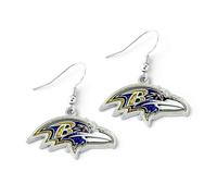 NFL Baltimore Ravens Glitter Dazzle Earrings