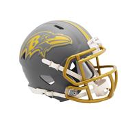 Nfl Baltimore Ravens Mini Helmet Speed Slate Football Helmet 095855631509