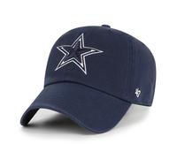 47 Dallas Cowboys NFL Clean Up Unisex Baseball Cap, Adjustable, Team Badge, Navy Blue