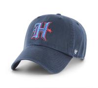 47 Houston Texans NFL Clean Up Unisex Baseball Cap, Adjustable, Team Badge, Navy Blue