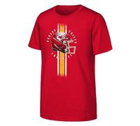 NFL Boys Play Hard Tee Short Sleeve T-Shirt, Red, 4 Years EU