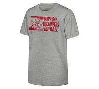NFL Boys Post Game Tee Short Sleeve T-Shirt, Grey, 4 Years EU