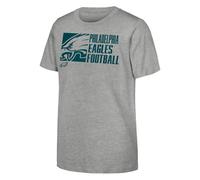 NFL Boys Postgame Tee Short Sleeve T-Shirt, Grey, 9-11 Years EU