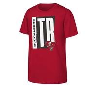 NFL Boys Tear It Up Tee Short Sleeve T-Shirt, Dark Red, 4 Years EU