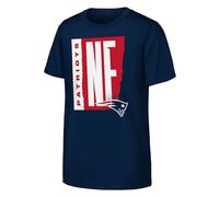 NFL Boys Tear It Up Tee Short Sleeve T-Shirt, Navy, 4 Years EU