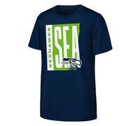 NFL Boys Tear It Up Tee Short Sleeve T-Shirt, Navy, 5-6 Years EU