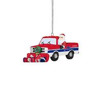 NFL Buffalo Bills Snow Plow Santa Truck Pendant Ornament Christmas Tree