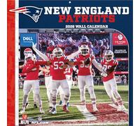 NFL Calendar Wall Calendar 2026 30 x 60 cm New England Patriots