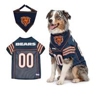 NFL Chicago Bears Dog Premium Jersey with Coordinated Tie Bandana Included, Size XX-Large Official NFL Pet Apparel, Breathable Mesh, Durable, Team Logo Design, Cat Sports Jerseys T-Shirt