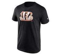 NFL Cincinnati Bengals Graphic Chrome Logo T-Shirt Black, black, XXXL