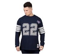 NFL Dallas Cowboys Long Sleeve Jersey Emmitt Smith Bleu M